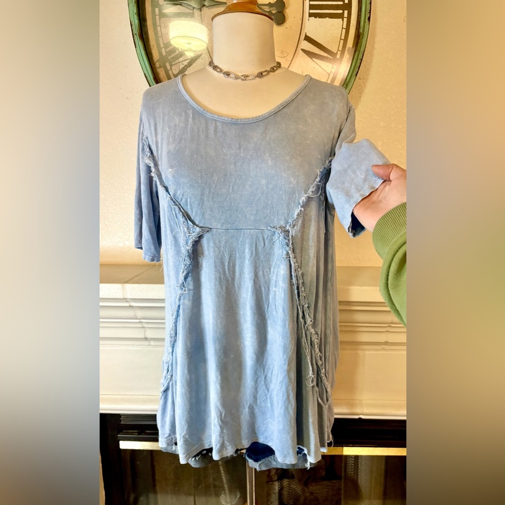 Abree Distress Long Top